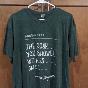 *SOLD* Dr Squatch Doc's Notes XL Shirt Next Level Apparel Pet & Smoke Free